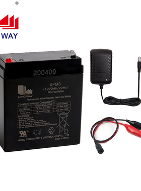 万利达音响电池12v3Ah户外广场舞大容量6FM3电瓶通用M+9000M+9019