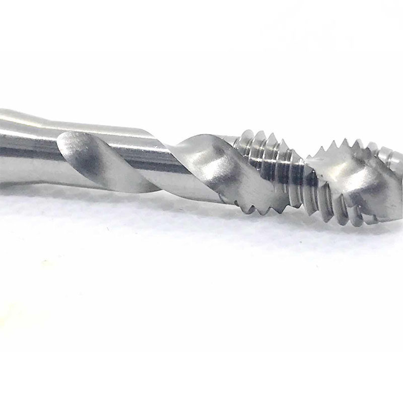 M4平头铝用螺旋丝攻M3盲孔含钴铝合金机用丝锥M6短刃攻铝钻头M10
