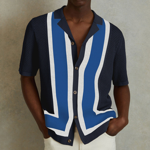 大码 Shirt 新款 Men Polo衫 针织衫 短袖 欧美男士 2026夏季 外贸男装