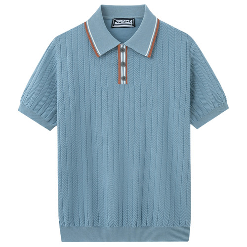 男士短袖针织衫POLO衫T恤