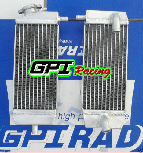 KXF250 KX250F摩托车水箱越野散热器适用RMZ250 04改装专用防高温