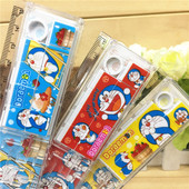 卡通益智学生塑料尺子15cm迷宫拼图直尺子儿童文具学习用品2粒珠