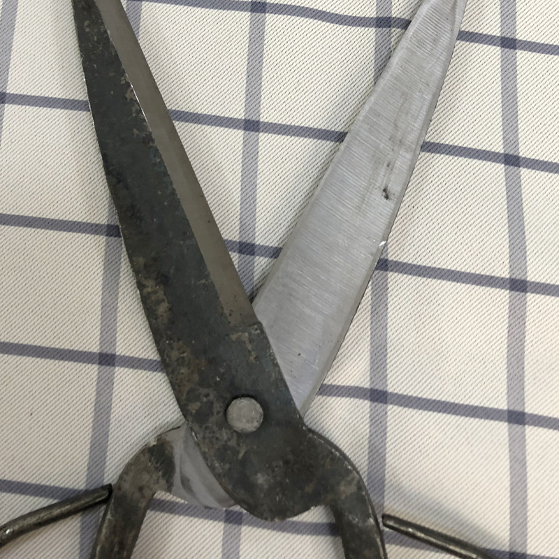 正字牌纯手工锻打加长大剪刀橡胶皮革剪硅胶剪工业长刃剪羊毛剪刀