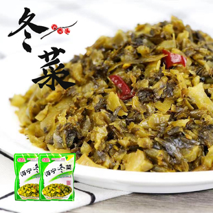 海宁冬菜咸菜128克袋装嘉兴斜桥咸菜下饭菜酱菜咸香爽口美味小菜