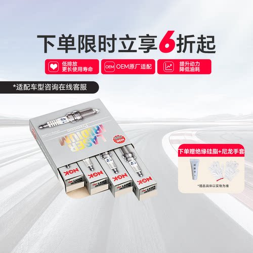NGK铱铂金火花塞ILKR8R8