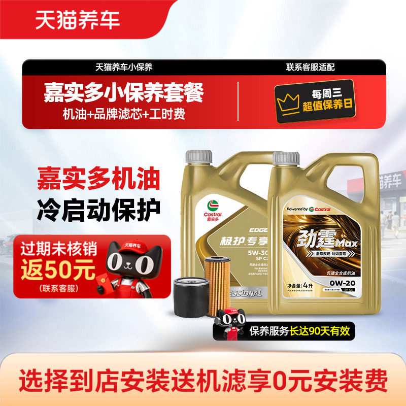 嘉实多小保养劲霆/磁护/极护专享图片