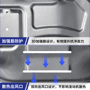 铝晶铂汽车发动机盘板护镁合金427不底锈钢锰钢适用于思域发动机