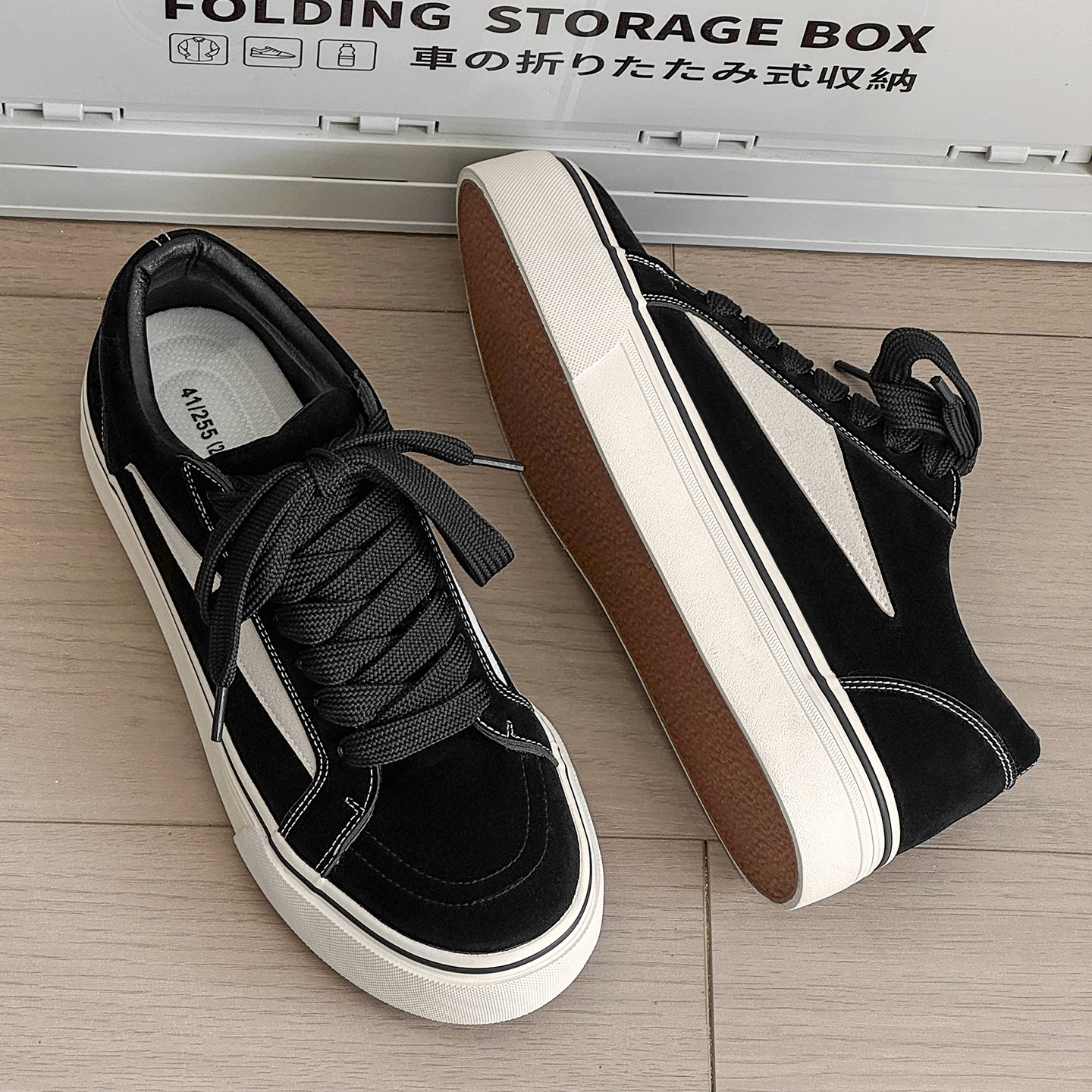 厚底板鞋男潮牌复古高街美式休闲鞋2026新款时尚潮流百搭青少年鞋,流行男鞋,休闲板鞋,淘宝优惠券,粉丝福利购,淘宝优惠卷