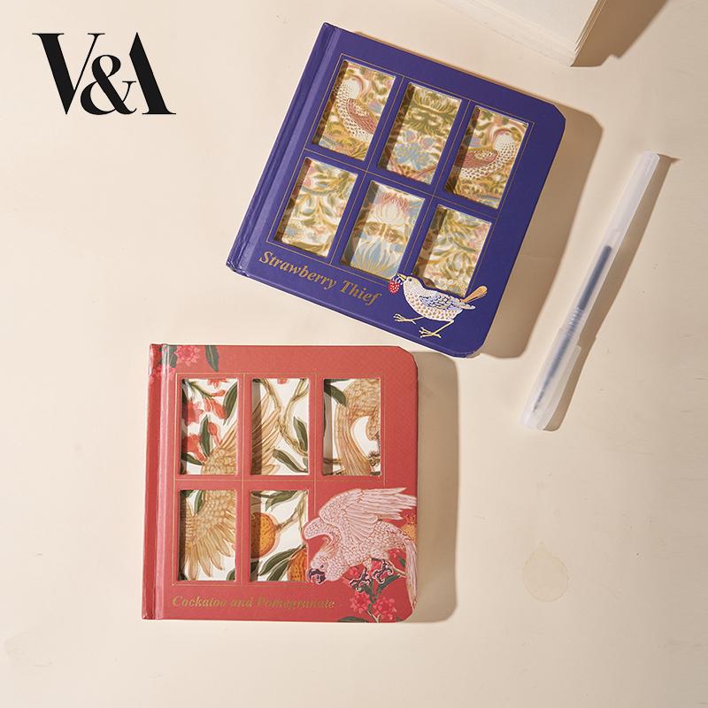 VA博物馆草莓小偷硬壳透光笔记本