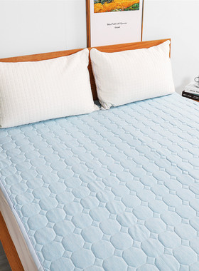 日本黑科技夏天冷感床垫床单冰丝凉席抗菌防滑宿舍学生褥子可机洗