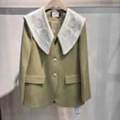 亮点GZ 外套3733 大翻领西装 春秋款 中长款