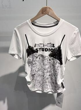 Q夏装短袖修身T恤 2657