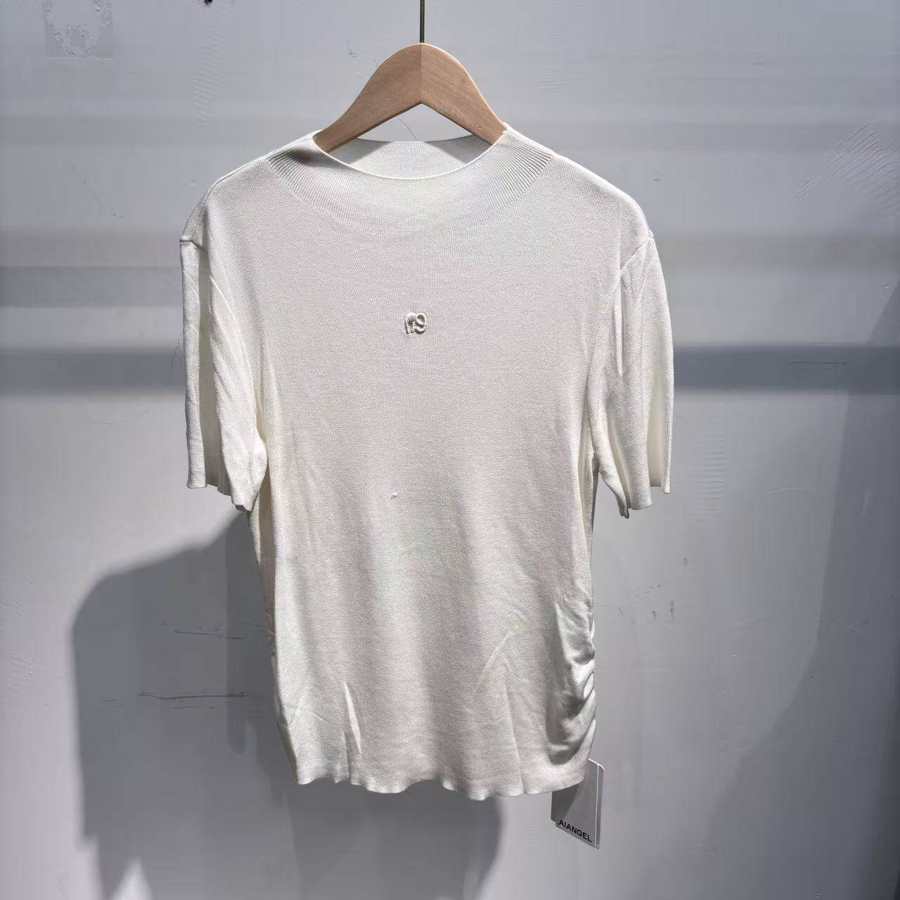 A系列26春款中高领短袖修身打底针织衫1511