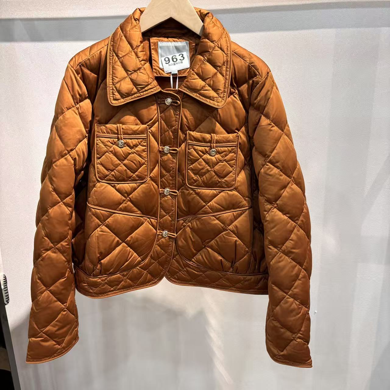 A系列冬装新中式短款羽绒服外套6005