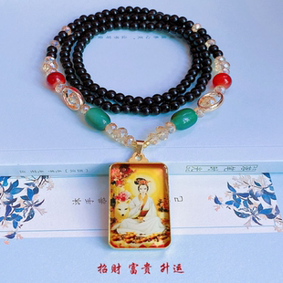 吊坠双面小狐狸灵狐项链男女白狐玄狐红狐帅主挂件