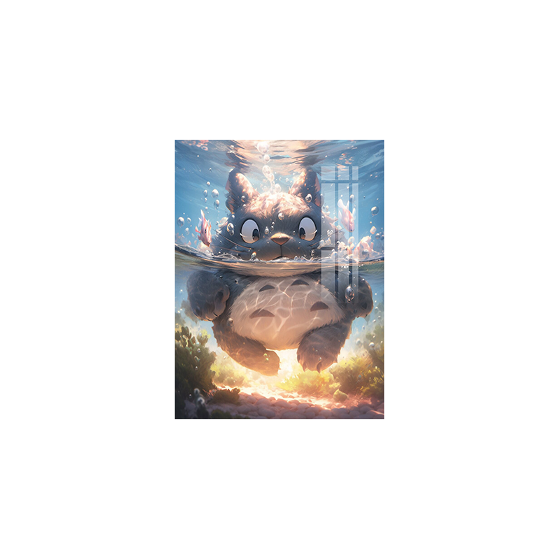 卡通动漫治愈系龙猫十字绣小件5d