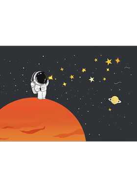 2025新款5d满钻钻石画宇航员摘星客厅儿童卧室十字绣房间简约挂画