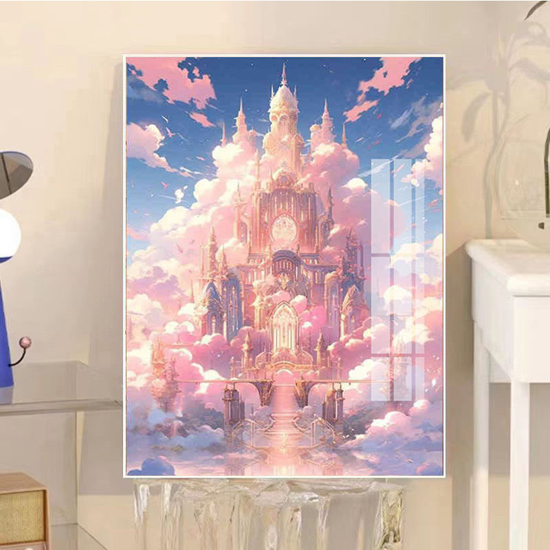 梦幻城堡钻石画2025新款治愈系