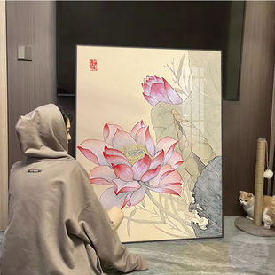 饰画手工点贴十字绣小件 好运连连好寓意钻石画2024新款 植物花卉装