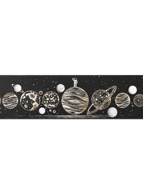 钻石画2025新款现代卡通卧室床头太空星球轻奢十字绣挂画简约客厅
