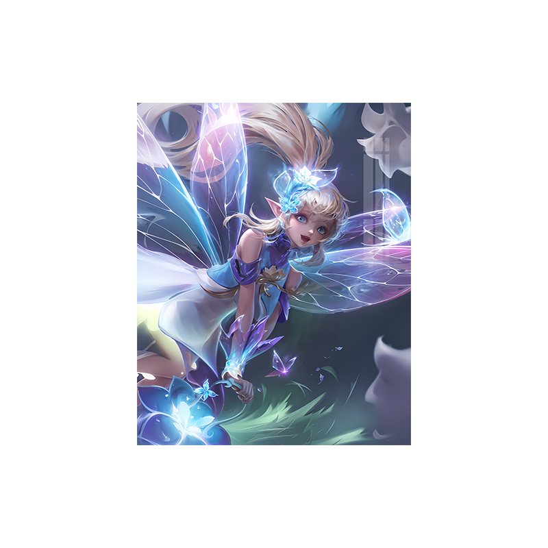 高颜值曙光英雄艾璐妮钻石画满钻