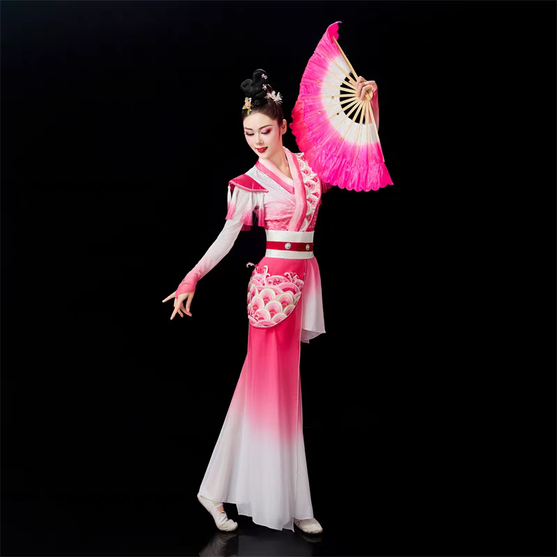 演出服歌伴舞花瓣裙舞蹈服装