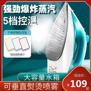 水蒸气电熨斗家用小型手持烫衣服平烫干湿衣服两用宿舍熨烫机 老式