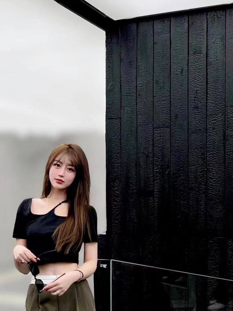 火烧木板烧杉板黑色木纹板桑拿板深度碳化木实木装饰背景墙吊顶板