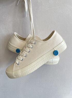 2026新款运动硫化帆布鞋 小白鞋系带透气舒适百搭鞋