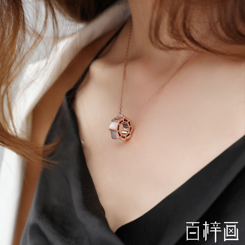 百梓画蛇骨项链时尚个性蛇形手镯2021最新款女欧美轻奢