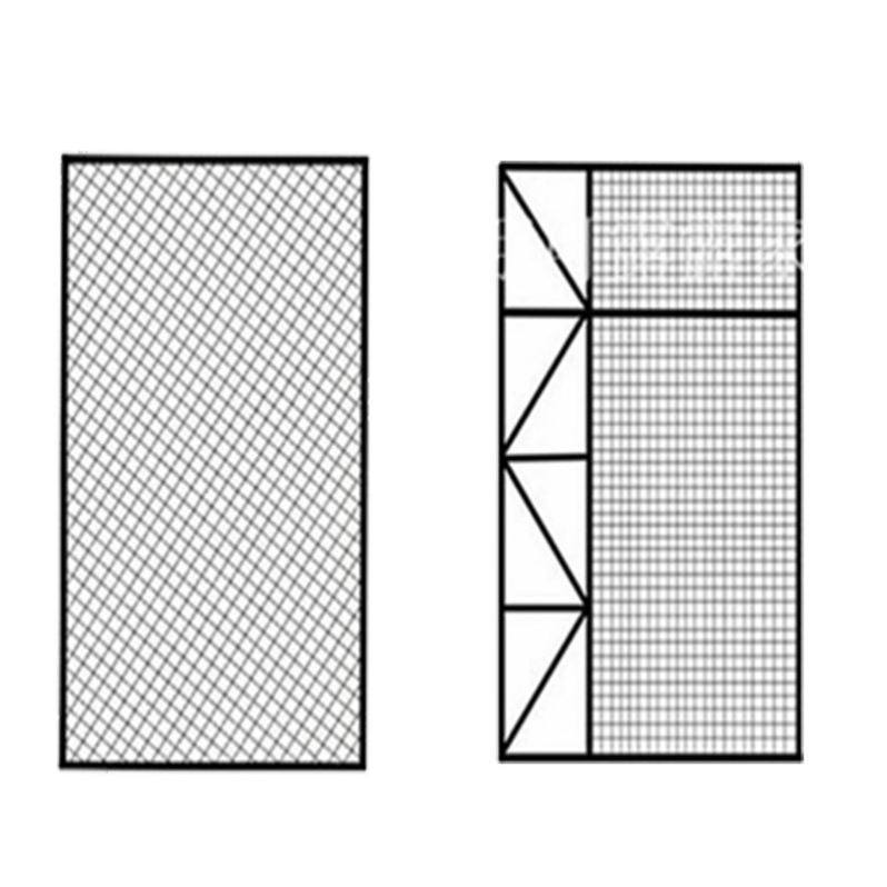 铁网格网菱形铁网背景墙铁艺屏风隔断工业风镂空吊顶铁丝网格装饰
