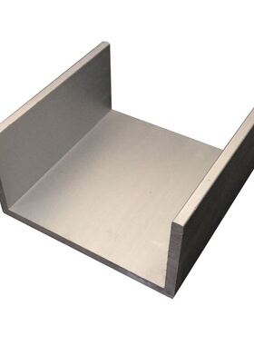 U型槽铝120X60X8mm 内径104mm 铝合金槽铝120*60*8槽铝 工业槽铝