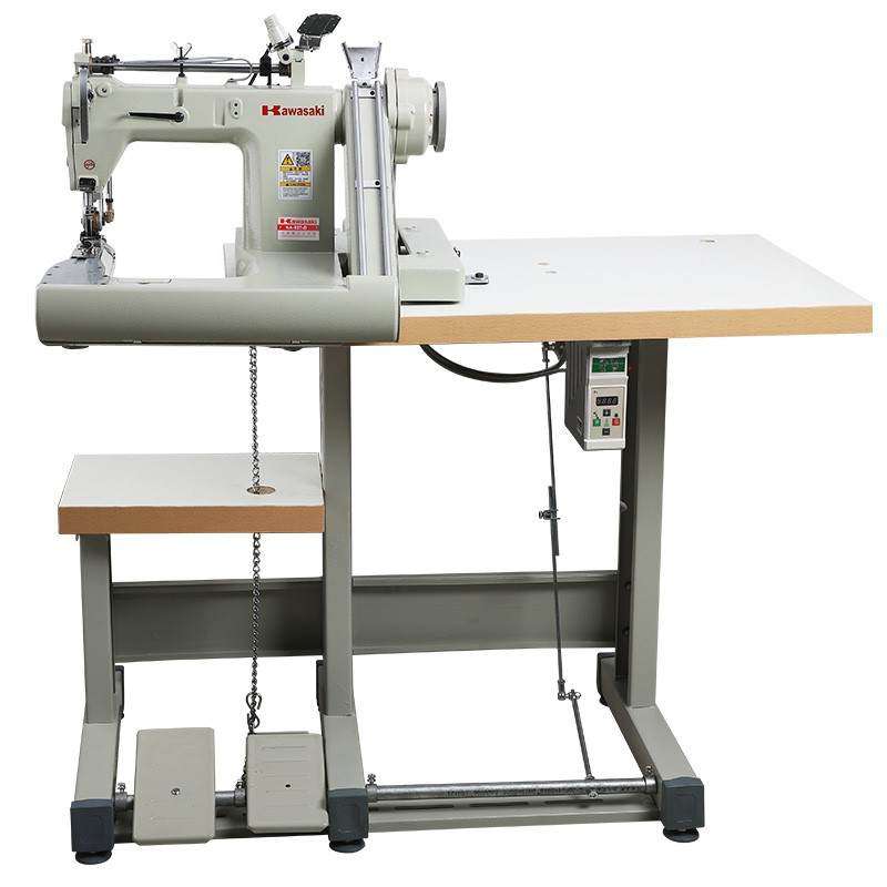 全新927埋夹机 雨衣埋夹机 双针 曲腕机衬衫直驱埋夹车工业缝纫机