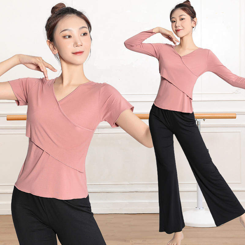 舞蹈服教师专用中国舞一套遮肚子东方舞形体服装高级感训练女时尚