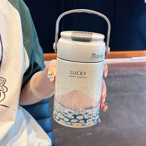 大容量保温杯茶水分离泡茶杯