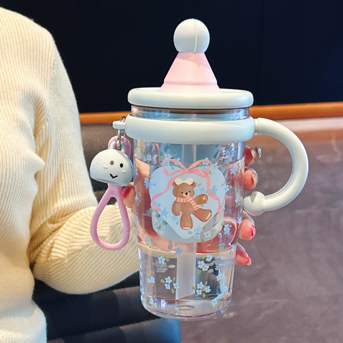 ya咪少女心tritan随行杯茶水分离