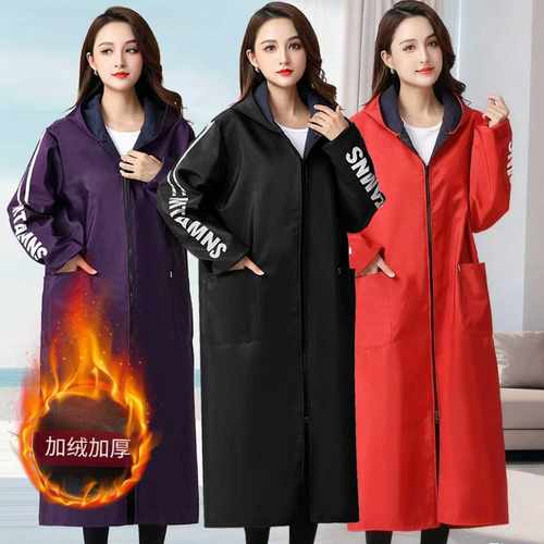 冬季时尚加绒罩衣围裙