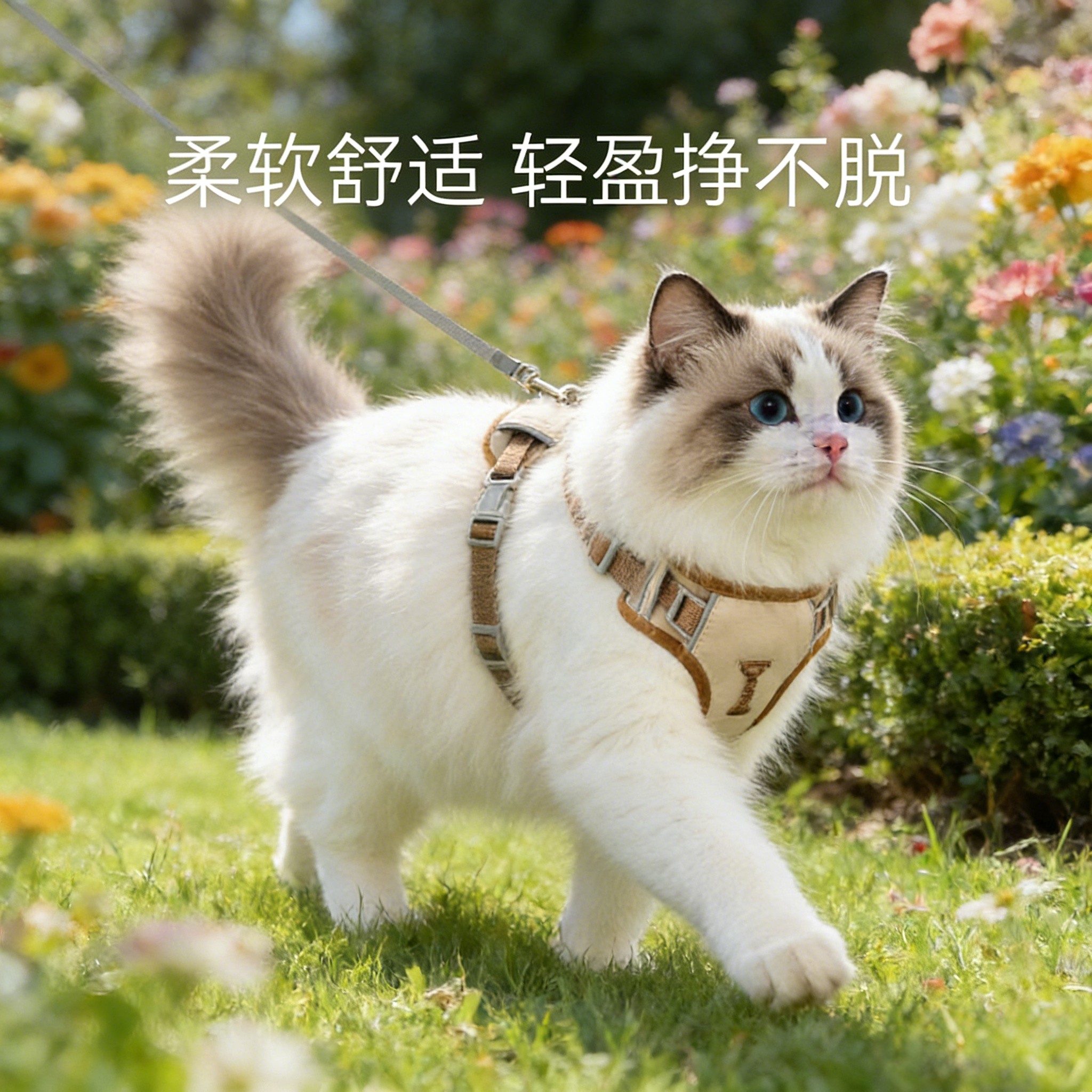 春夏猫咪狗狗牵引胸背带四季透气防水防脏污外出遛猫遛狗宠物绳子,宠物/宠物食品及用品,猫牵引绳,淘宝优惠券,粉丝福利购,淘宝优惠卷