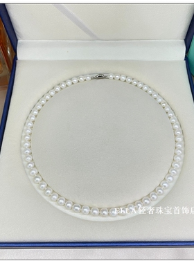 项链925纯银女天然淡水珍珠百搭
