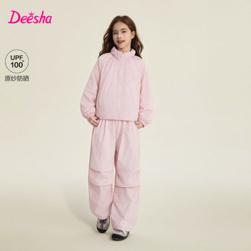 笛莎童装女童春秋套装