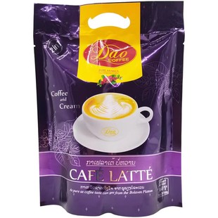 包邮 老挝dao二合一拿铁咖啡360g(18g*20条) 刀牌紫色速溶咖啡