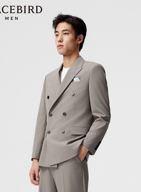 太平鸟男装西装春男士商务修身 B1BAE1X19
