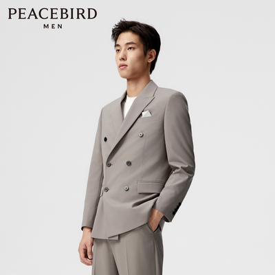 【王鹤棣同款】太平鸟男装西装春新款男士商务修身 B1BAE1X19