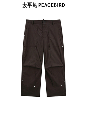 太平鸟男装工装休闲裤时尚长裤B2GBE3Z13