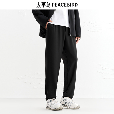 太平鸟男装 针织休闲裤男卫裤B1GBE3234