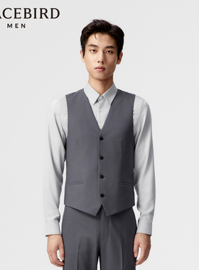 太平鸟男装羊毛马夹新时尚马甲背心B1BGE1X21