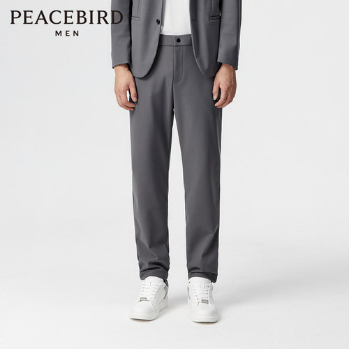 太平鸟男装西裤春挺括休闲西装西裤 B1GAE1X18