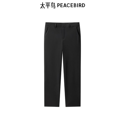 【断码钜惠】商场同款太平鸟男装立体印花休闲裤B1GBE3236
