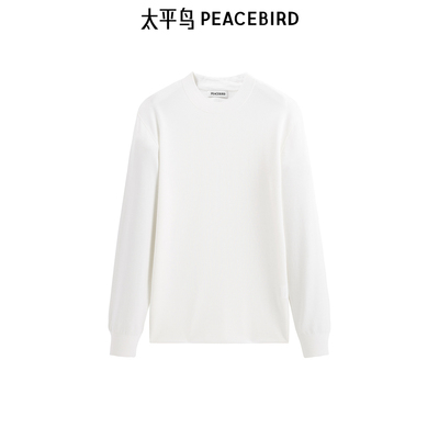 太平鸟男装毛衣冬季修身绵羊毛针织衫 B1EBE4244