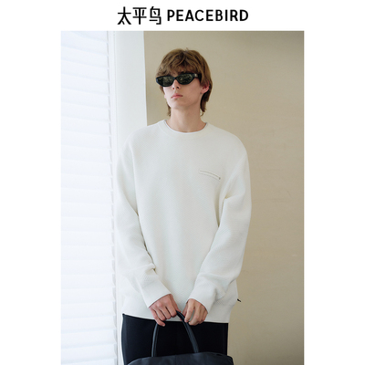 太平鸟男装 冬季雪尼尔针织毛衣B1EBE4508